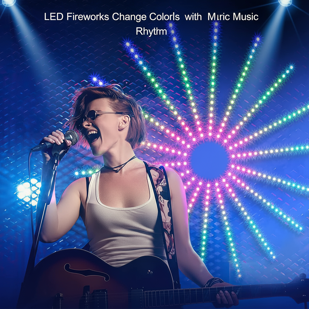 🎆 Christmas Sale – 50% OFF 🎁 Firework LED Light Strip for Stunning Room & Holiday Décor! 💡