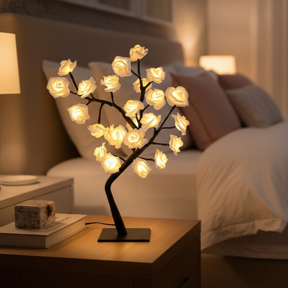 🌹Holiday Mega Sale 🎁 65% OFF ✨ Rose LED Tree Lamp – The Perfect Blooming Gift to Brighten Her Christmas!