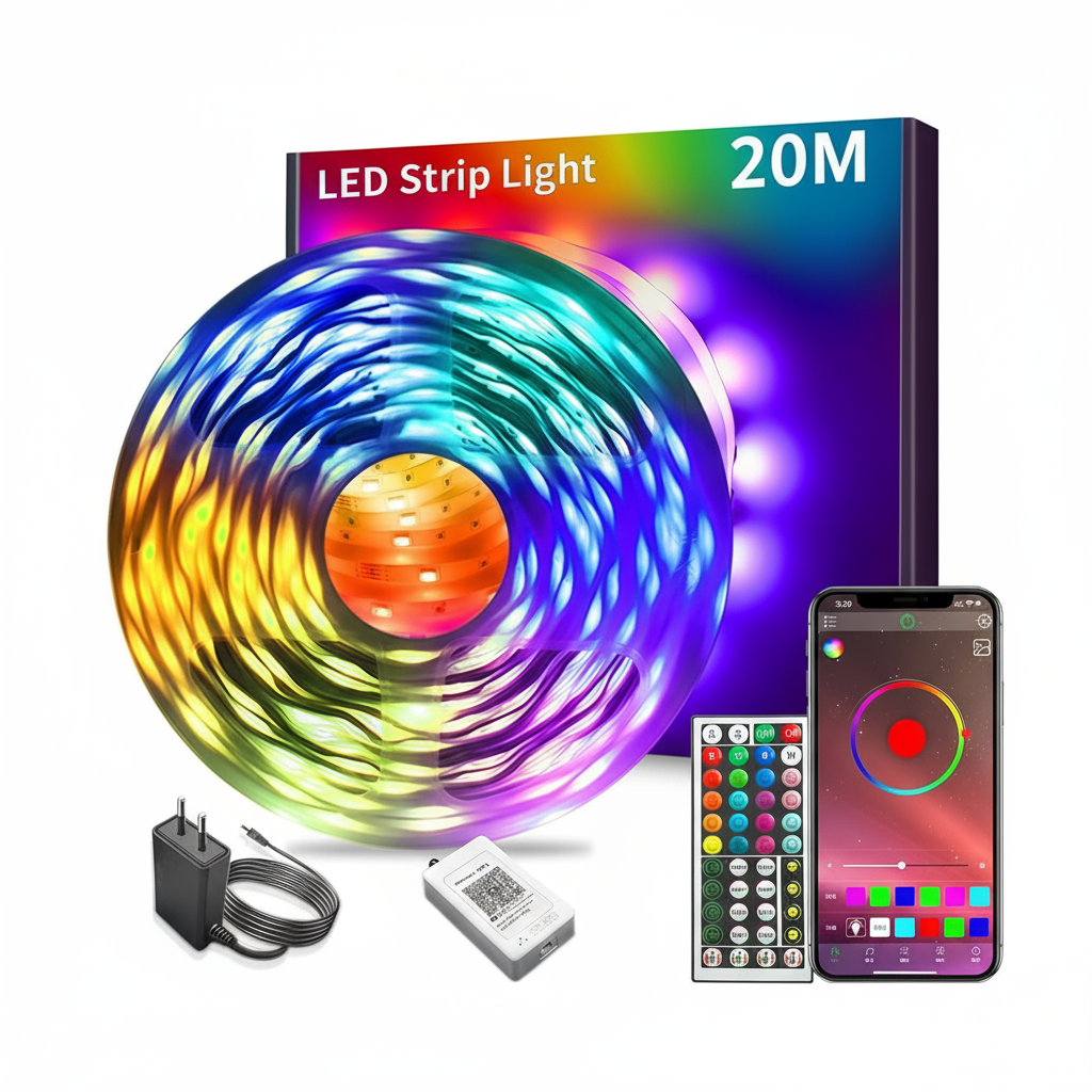 🎅 Christmas Sale - 50% OFF 🎁 Smart Waterproof LED Strip Lights for Indoor & Outdoor Decor