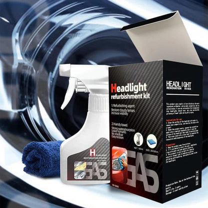 🔥LAST DAY PROMOTION - 50%OFF🔥Automotive Headlamp Refurbisher & Crystallization Coating Agent Kit