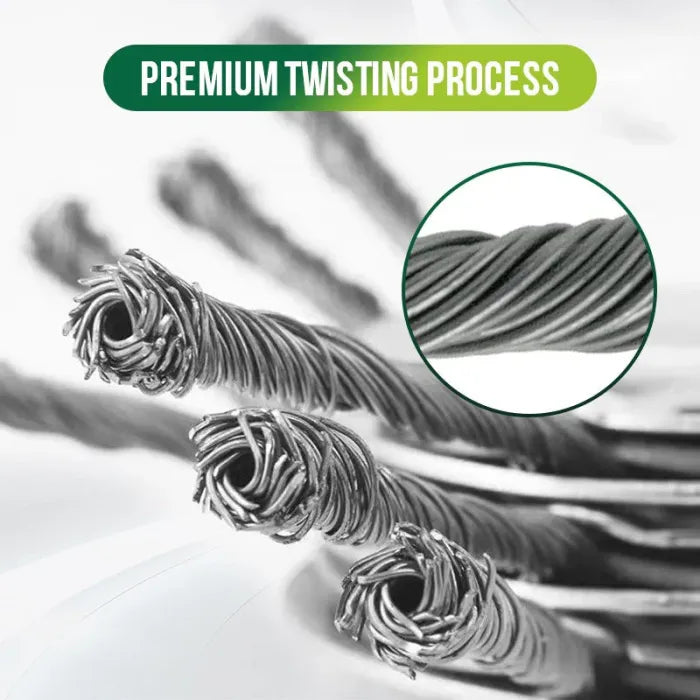 🛠️6 inch Steel Wire Brush Cutter Trimmer Head