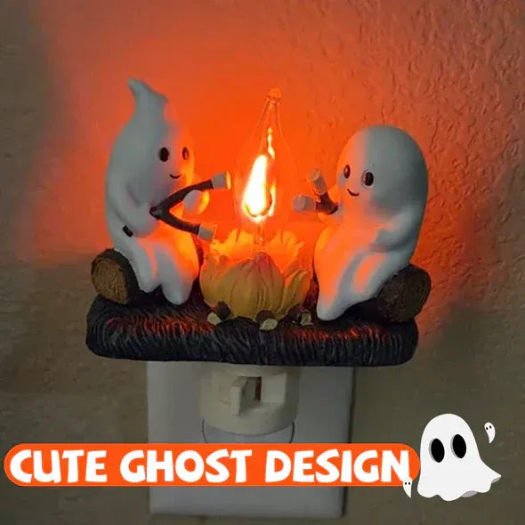 👻Ghost Campfire Flickering Nightlight
