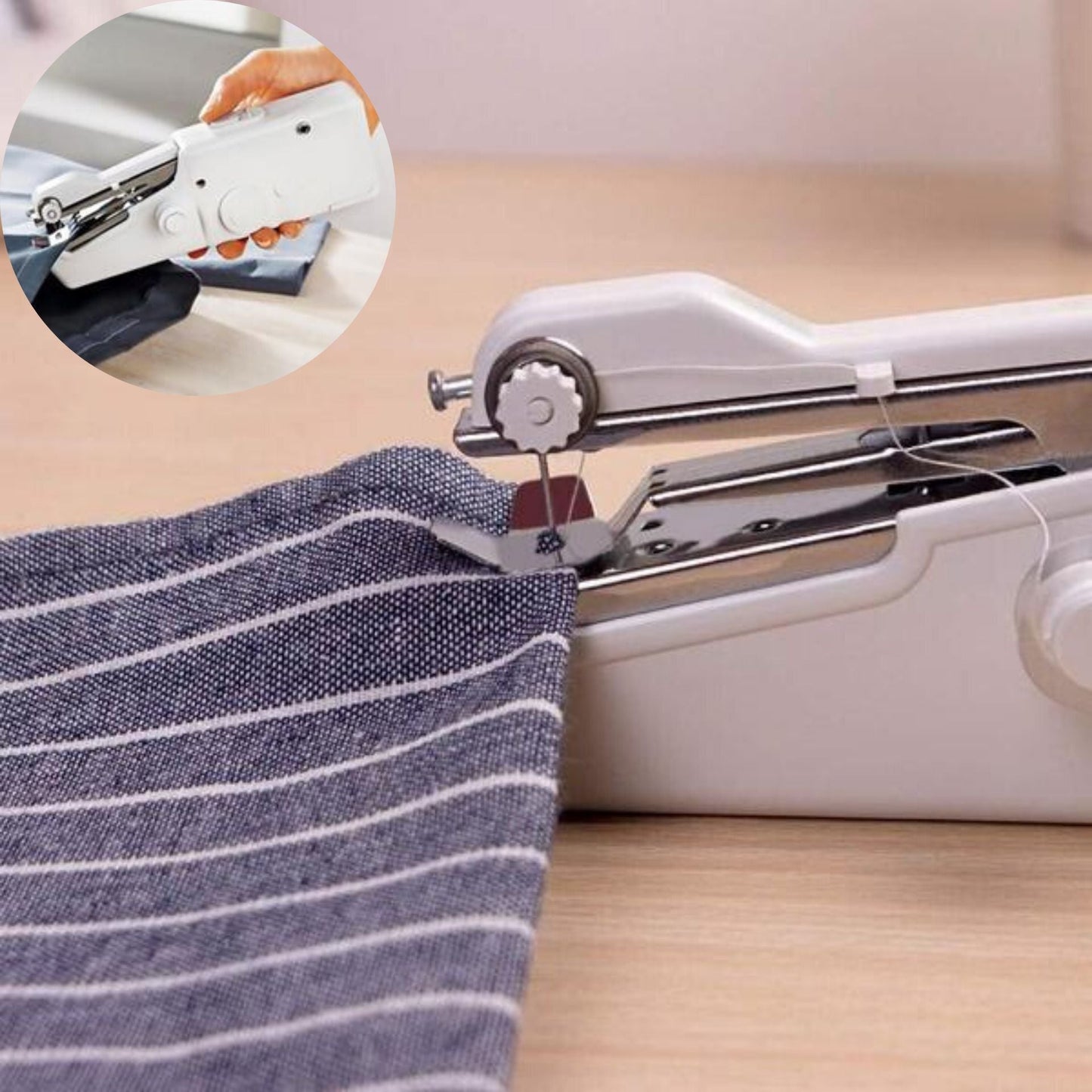 Handheld Sewing Machine Cordless Portable Electric Stitching Device