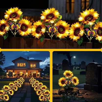 🌞Women's Equality Day - Solar LED Sunflower Garden Lights-29.6inch/75cm