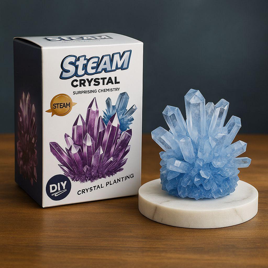 Crystiq National Geographic Vibrant Crystal Growing Kit