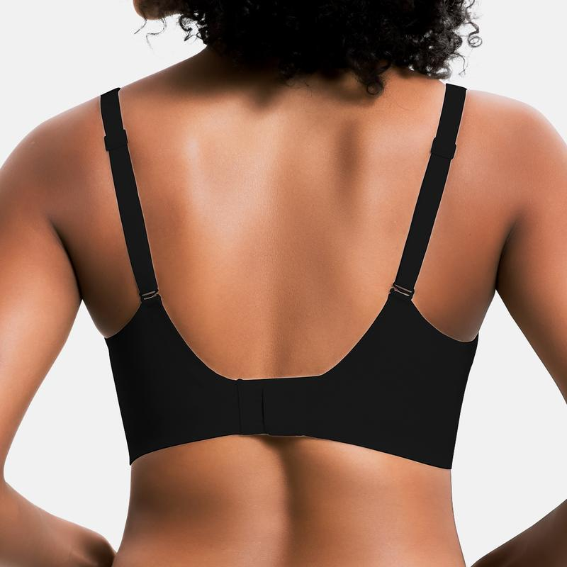 Wireless Deep V Push-Up Bralette — Ultra-Soft Comfort T-Shirt Bra